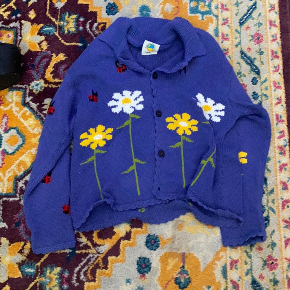unif violet sweater